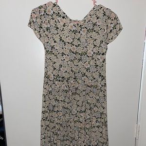 American Eagle Floral Tie Back Dress, Size Medium